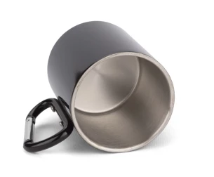 CAMP mug with carabiner - Black