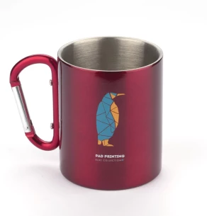 CAMP mug with carabiner - Red