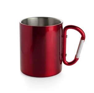 CAMP mug with carabiner - Red