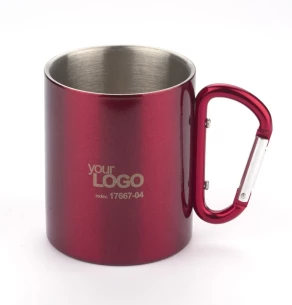 CAMP mug with carabiner - Red