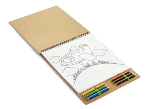 MALOVI Coloring Book with Notebook - Natural