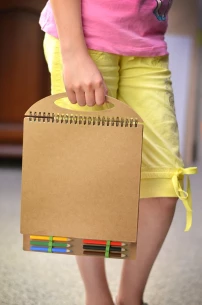 MALOVI Coloring Book with Notebook - Natural