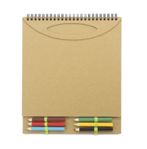 MALOVI Coloring Book with Notebook - Natural