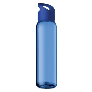 Prague glass bottle - Blue