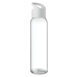 Prague glass bottle - White