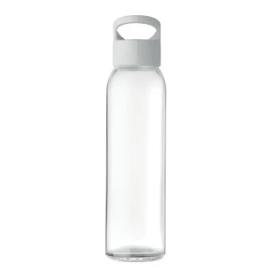 Prague glass bottle - White