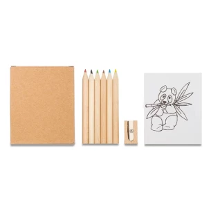 Artiste colouring set - Brown