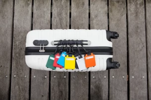 Luggage tag - Yellow