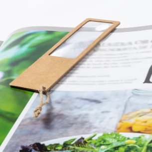 Recycled cardboard magnifying glass - neutral