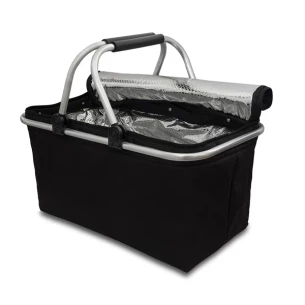 Huron insulated picnic basket - Black