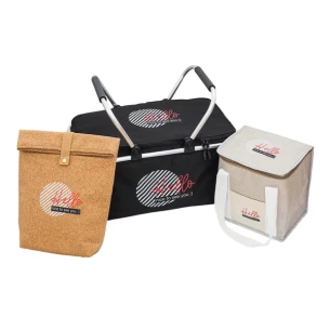Huron insulated picnic basket - Black