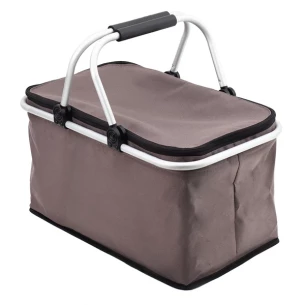 Huron insulated picnic basket - Grey
