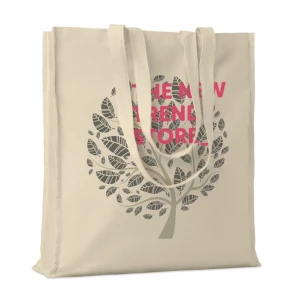 PORTOBELLO cotton shopping bag - beige