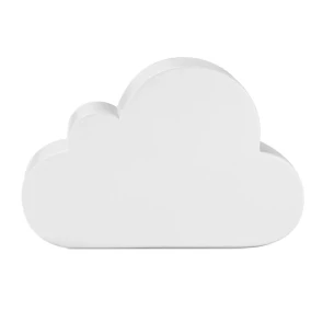 Anti-stress cloud - CLOUDY - white