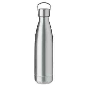 Double wall bottle 500ml - MATIS - matt silver