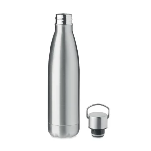Double wall bottle 500ml - MATIS - matt silver