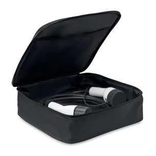 600D RPET cable bag - CABAG - Black