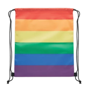 BOW rainbow shopping bag - multicoloured