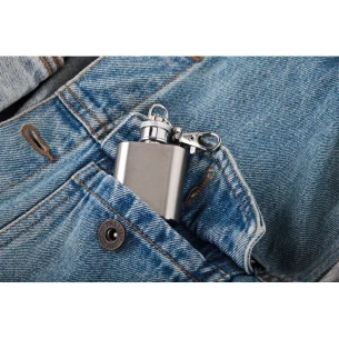 Key ring-bottle - HIPPY - Silver