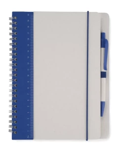 Notebook with line and pen REGALI - Navy blue