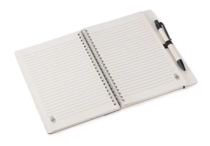 REGALI notepad with line and pen - Black