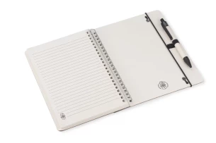 REGALI notepad with line and pen - Black