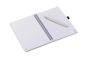 Notebook with pen TRESA A5 - Natural