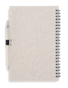 Notebook with pen TRESA A5 - Natural