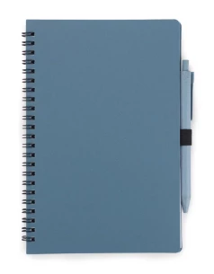 Notebook with pen TRESA A5 - Blue