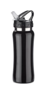 PATRO Steel Bidon 600 ml - Black