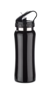 PATRO Steel Bidon 600 ml - Black