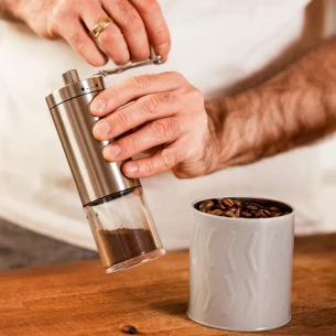 Aroma coffee grinder - Silver