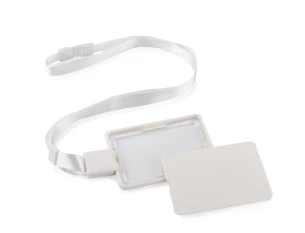 BINO ID badge case - WHITE