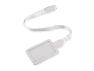 BINO ID badge case - WHITE