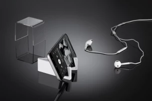 LIVIS telephone stand - White