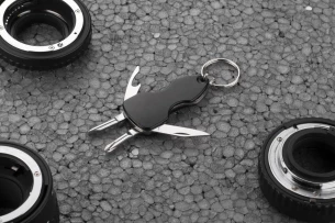 ATERO key ring - Black