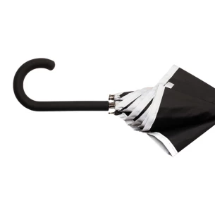 Refu reflective tape umbrella - Black