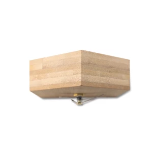 La Casa bamboo clock - Brown