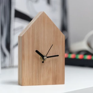 La Casa bamboo clock - Brown