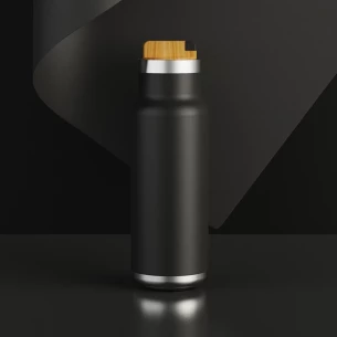 Horten 530 ml thermal bottle - Black