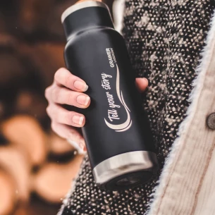 Horten 530 ml thermal bottle - Black