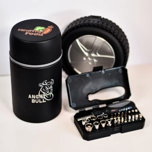 800 ml Thermo vacuum container - Black