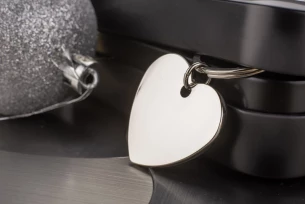 AMORO key ring - Silver