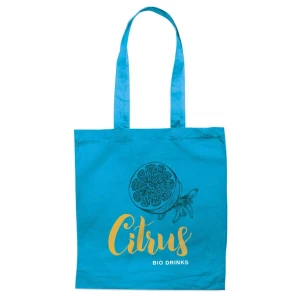 COTTONEL COLOUR+ shopping bag - Turquoise