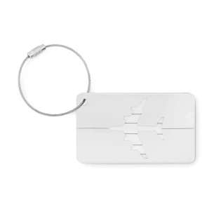FLY TAG luggage tag - silver matt