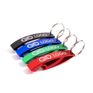 Aluminium opener Wolf - Green