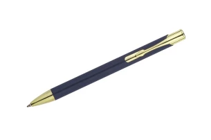 Golden ballpoint pen - Navy blue