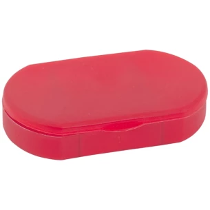 Morr tablet container with 3 compartments - Red