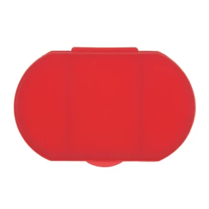 Morr tablet container with 3 compartments - Red
