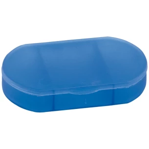 Tablet container with 3 compartments Morr - Navy blue
